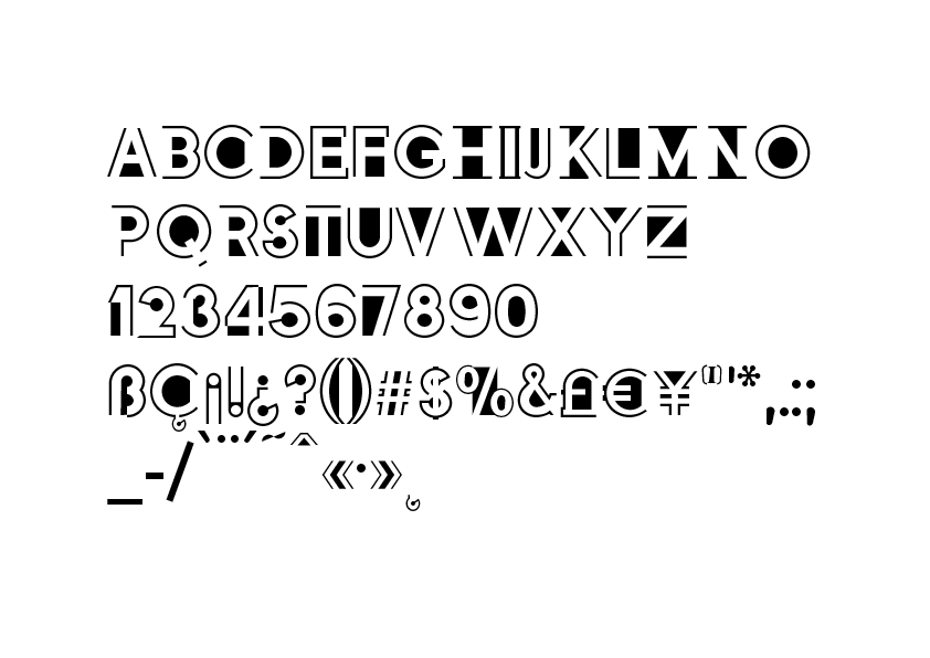 Salsipuedes Typeface