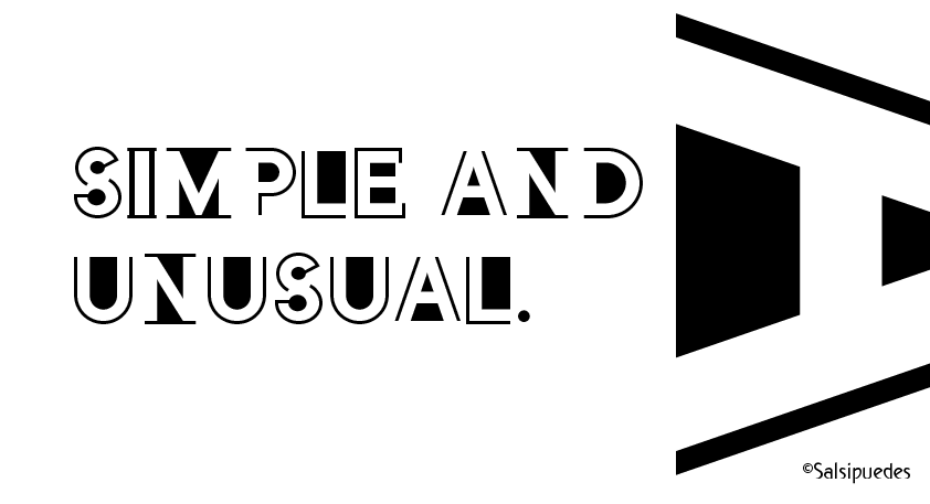 Salsipuedes Typeface